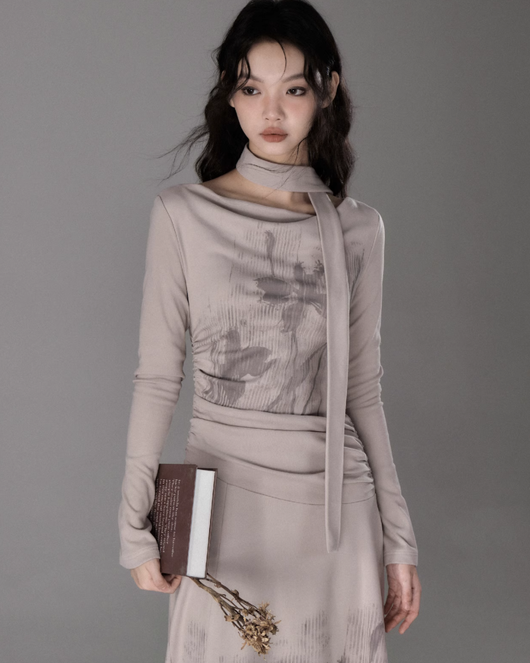 Retro Pale Waist Slim Dress SHE0002