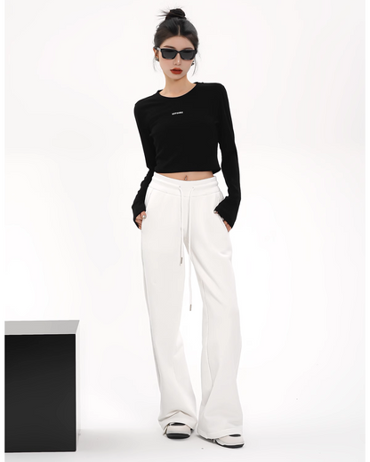 Straight Cotton Sweatpants SRS0277