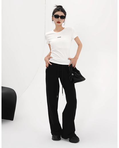 Straight Cotton Sweatpants SRS0277