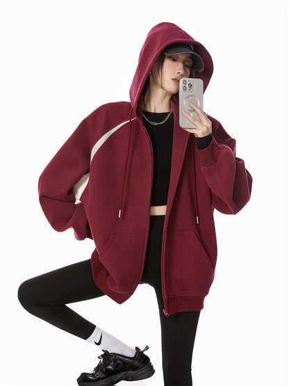 Loose Street Zip Hoodie ICM0025